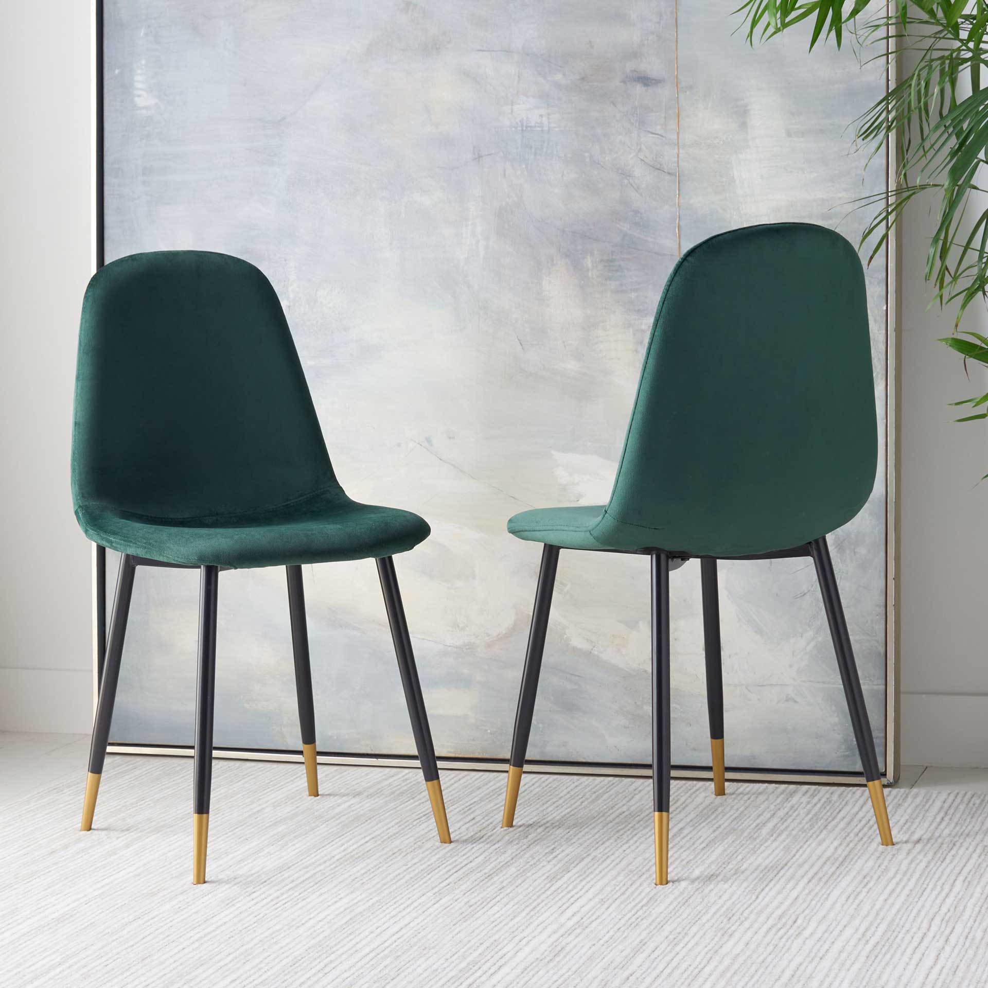 Blaize Dining Chair Green/Black (Set of 2) - Image 7
