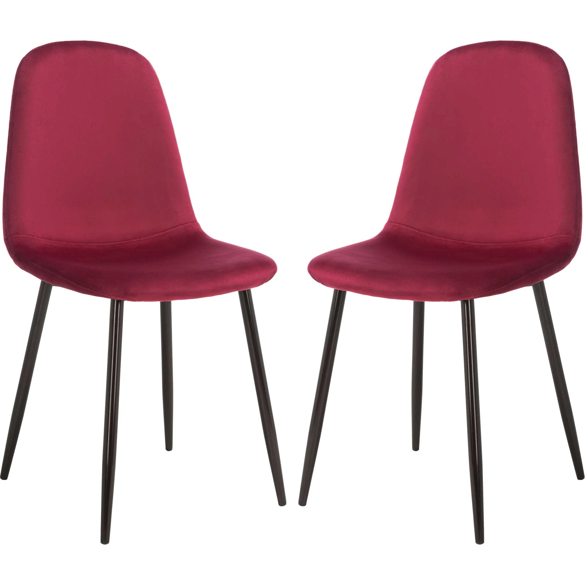 Blaize Dining Chair Magenta/Brown (Set of 2) - Image 2