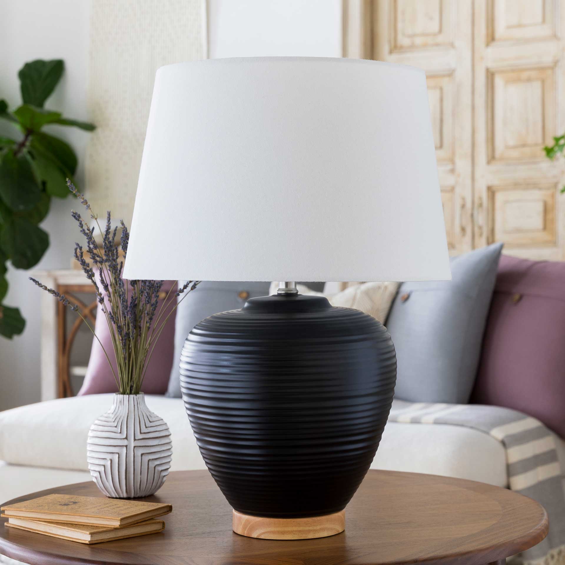 Blake Table Lamp Black/White - Image 6