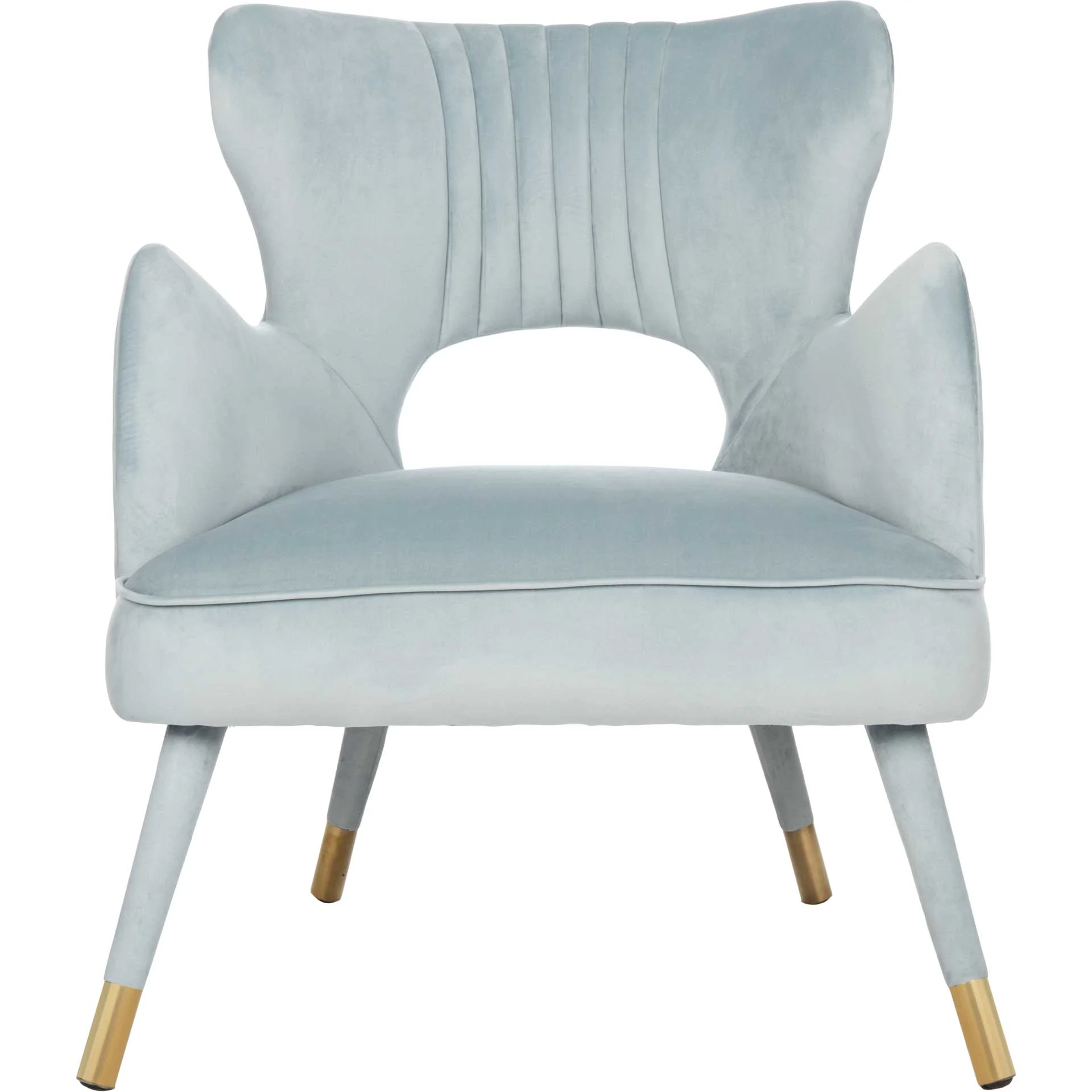 Blake Wingback Accent Chair Slate Blue - Image 2