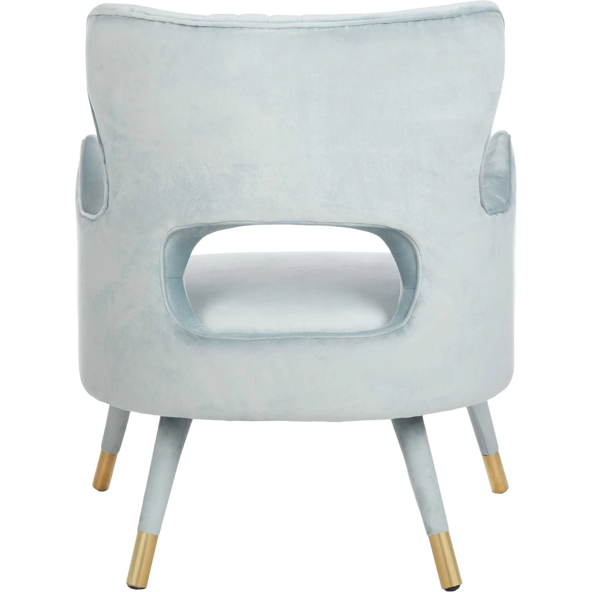 Blake Wingback Accent Chair Slate Blue - Image 4