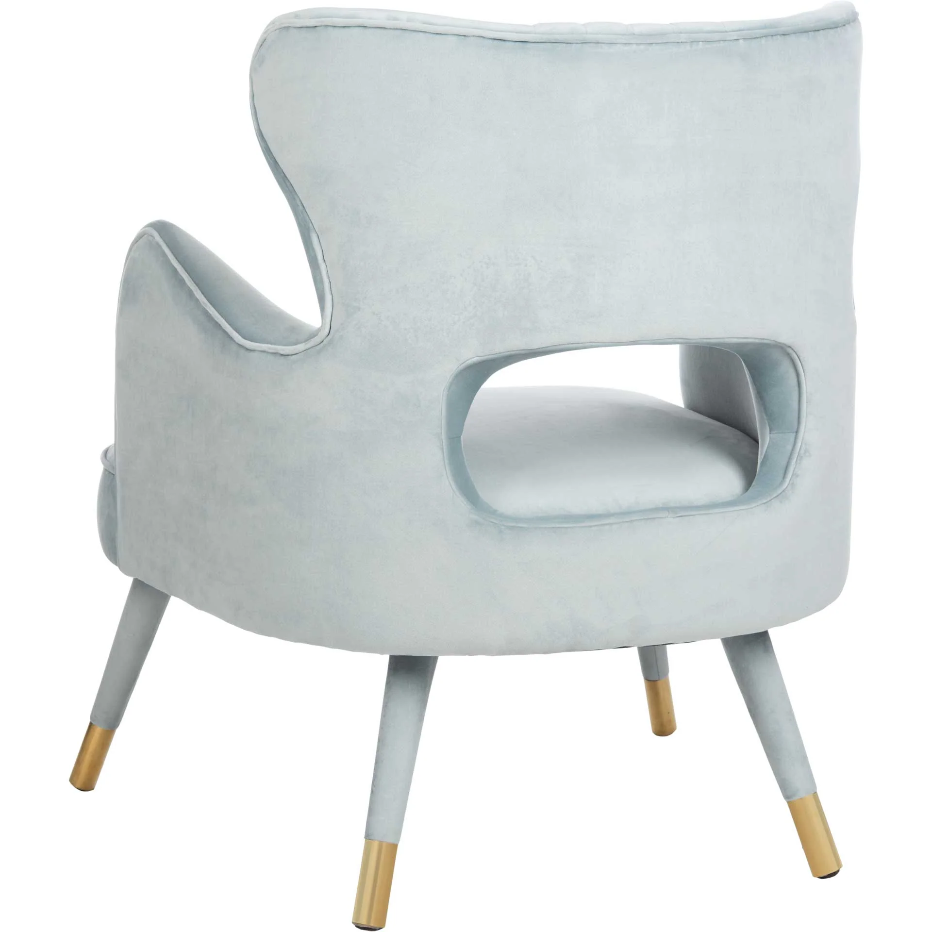 Blake Wingback Accent Chair Slate Blue - Image 5