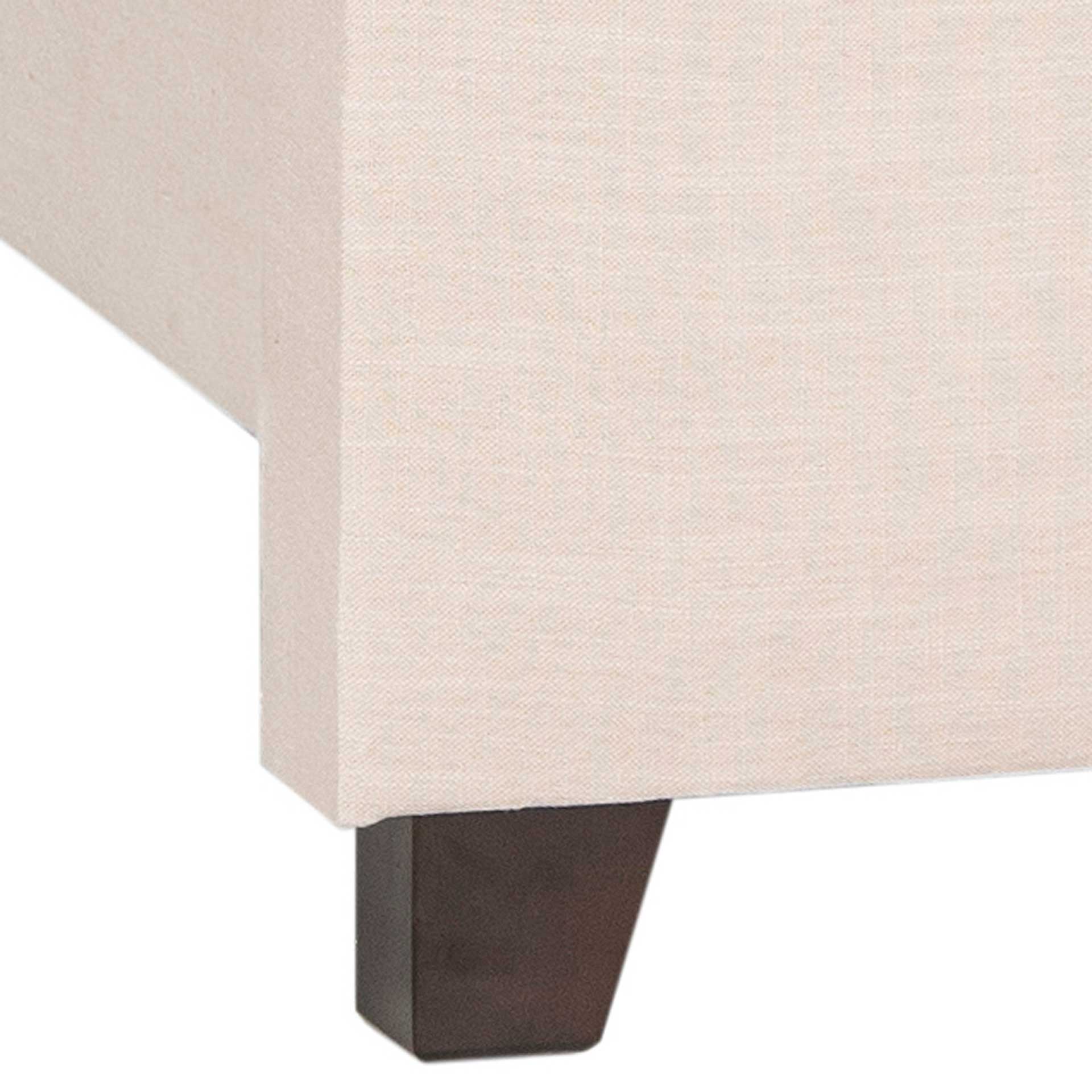 Blakely Upholstered Bed Light Beige - Image 4