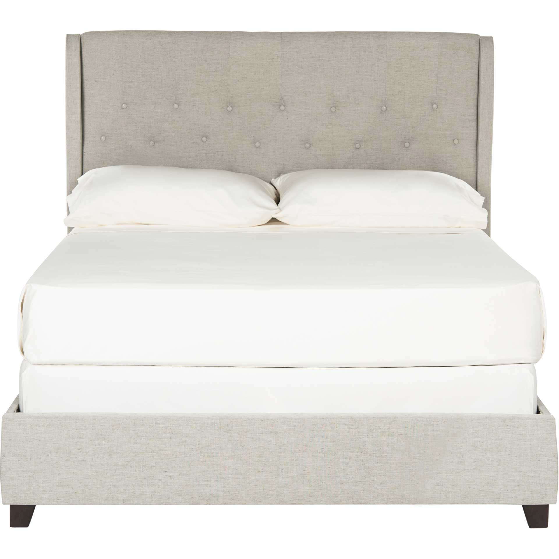 Blakely Upholstered Bed Light Gray - Image 2