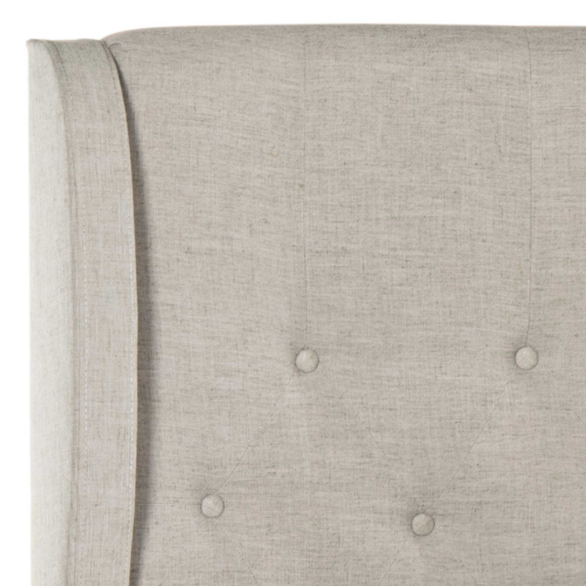 Blakely Upholstered Bed Light Gray - Image 3