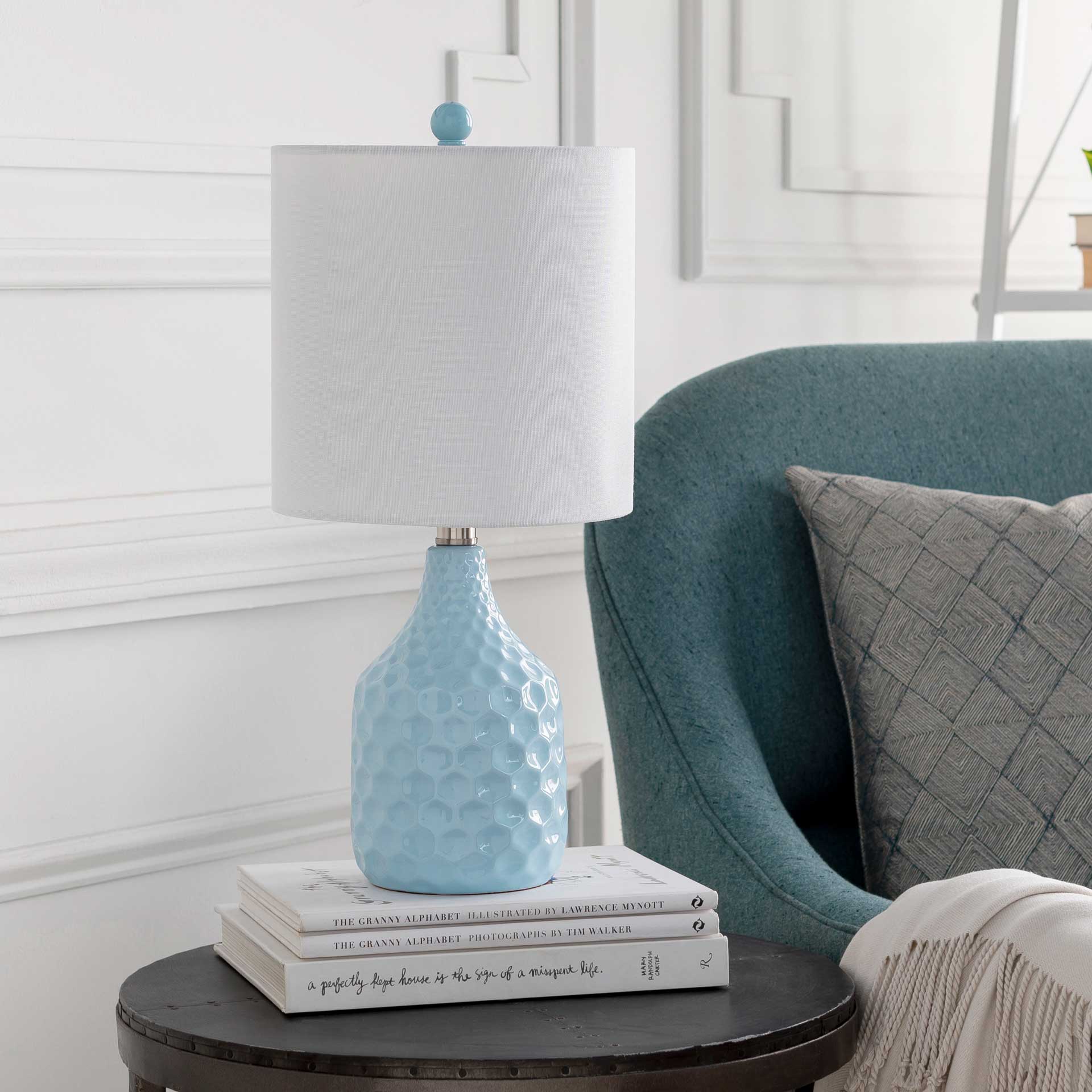 Blaze Table Lamp Aqua/White/Pale Aqua - Image 6