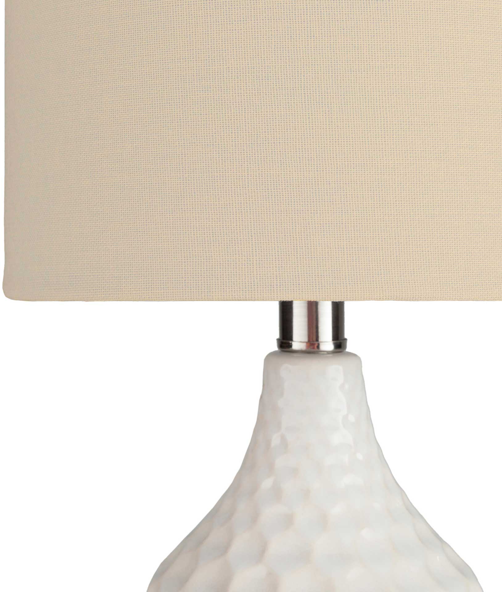 Blaze Table Lamp Ivory/White/Beige - Image 3