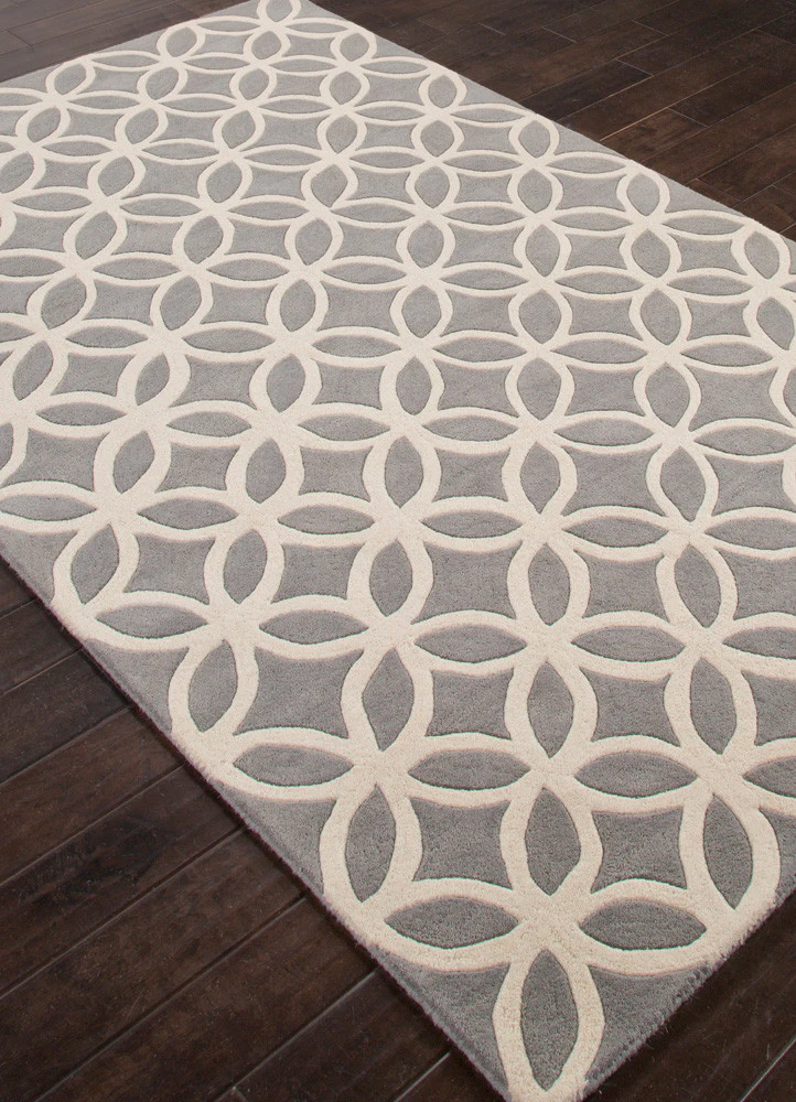 Blithe Latticework Gold/Gray Area Rug - Image 2
