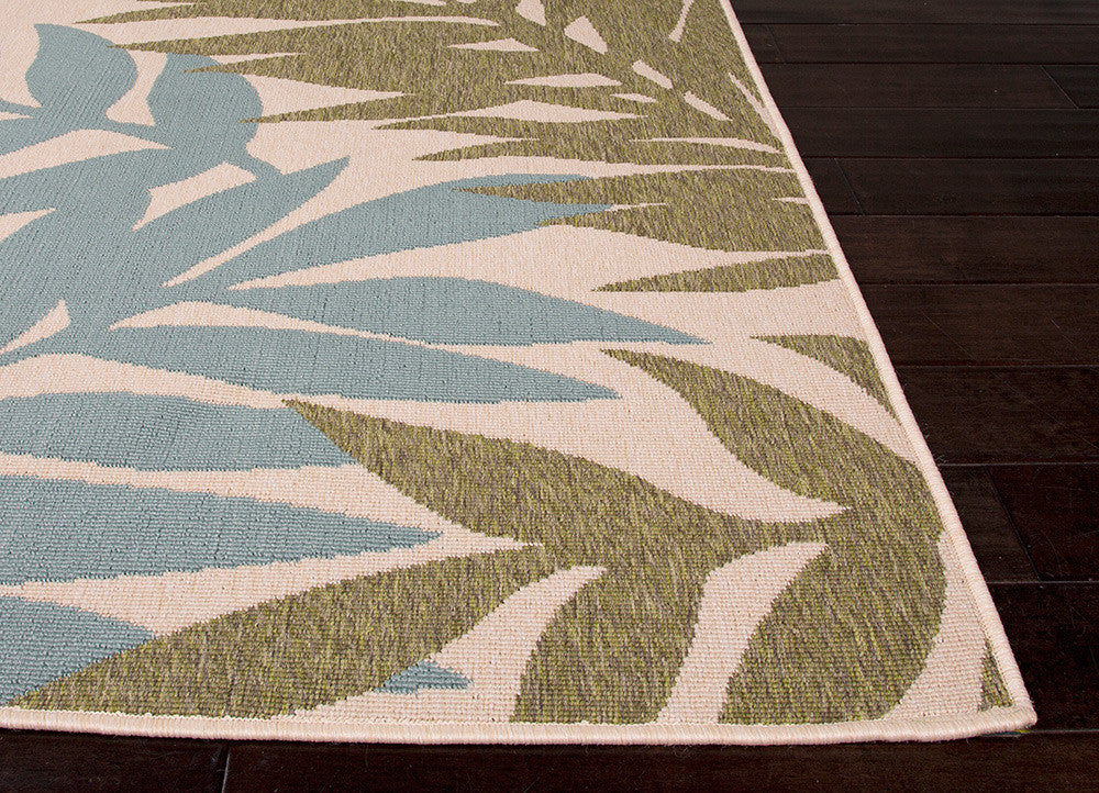 Bloom Fern Birch/Blue Surf Area Rug - Image 3