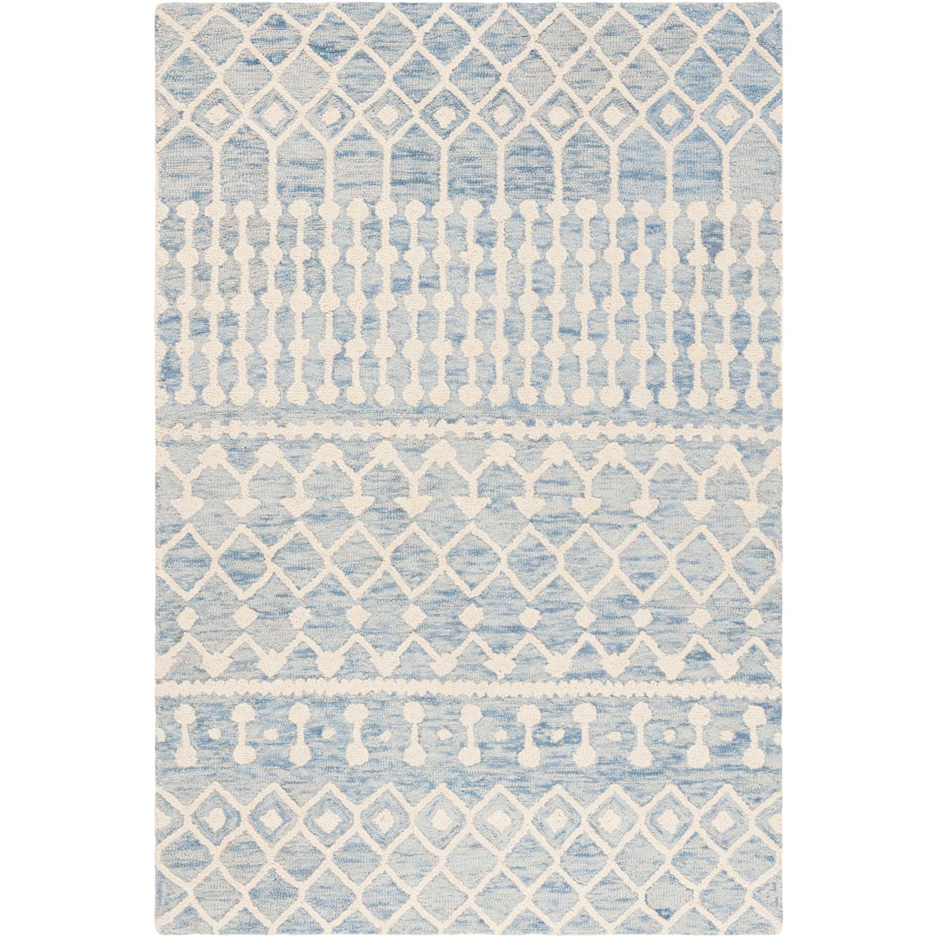 Blossom Blue/Ivory Area Rug - Image 3