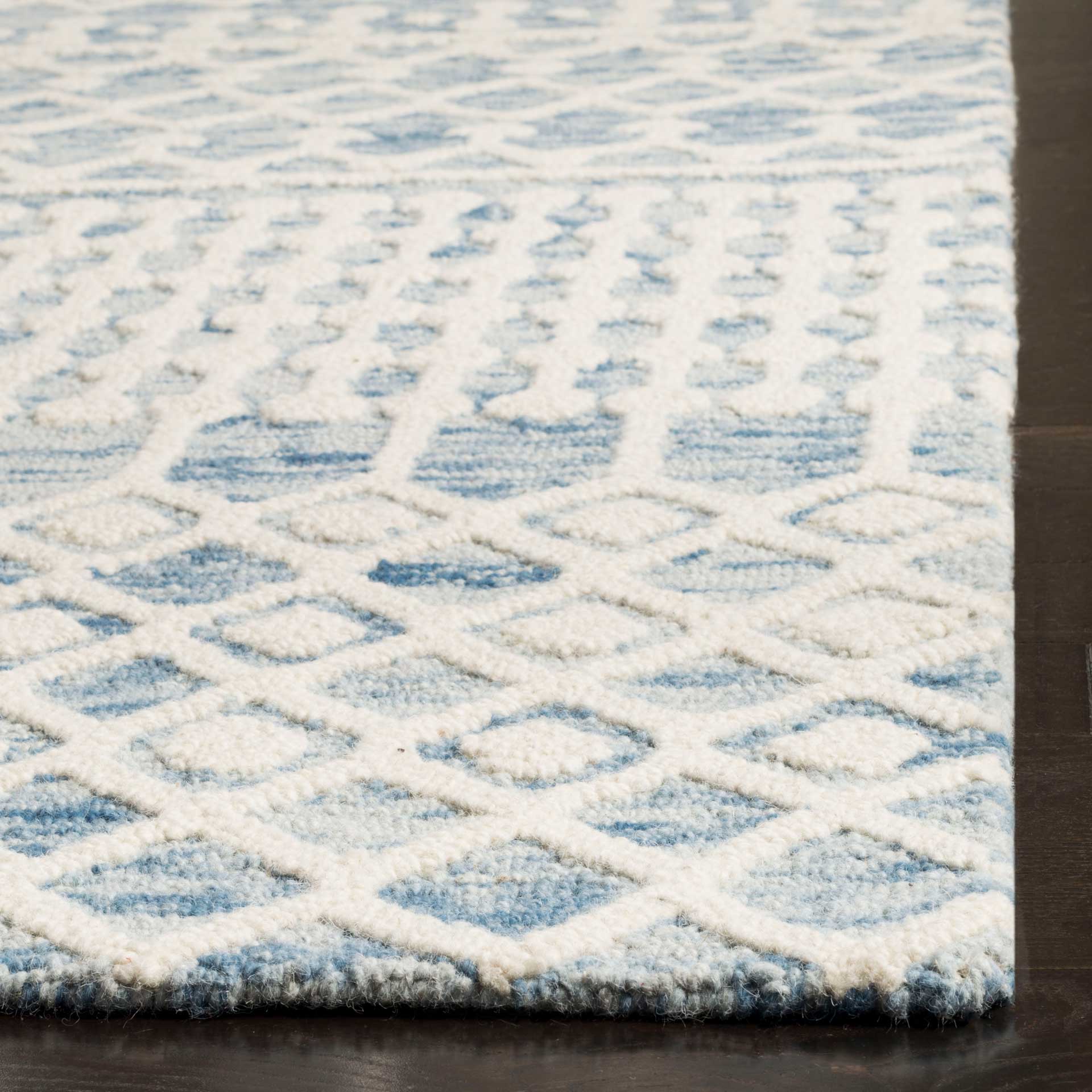 Blossom Blue/Ivory Area Rug - Image 4