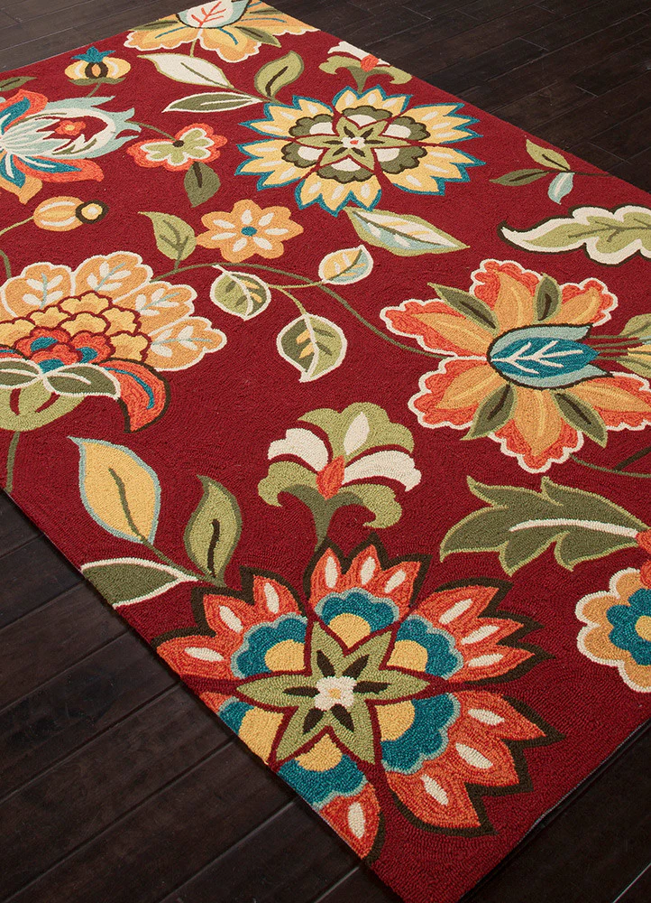 Blossom Botanic Rosewood/Baltic Area Rug - Image 2