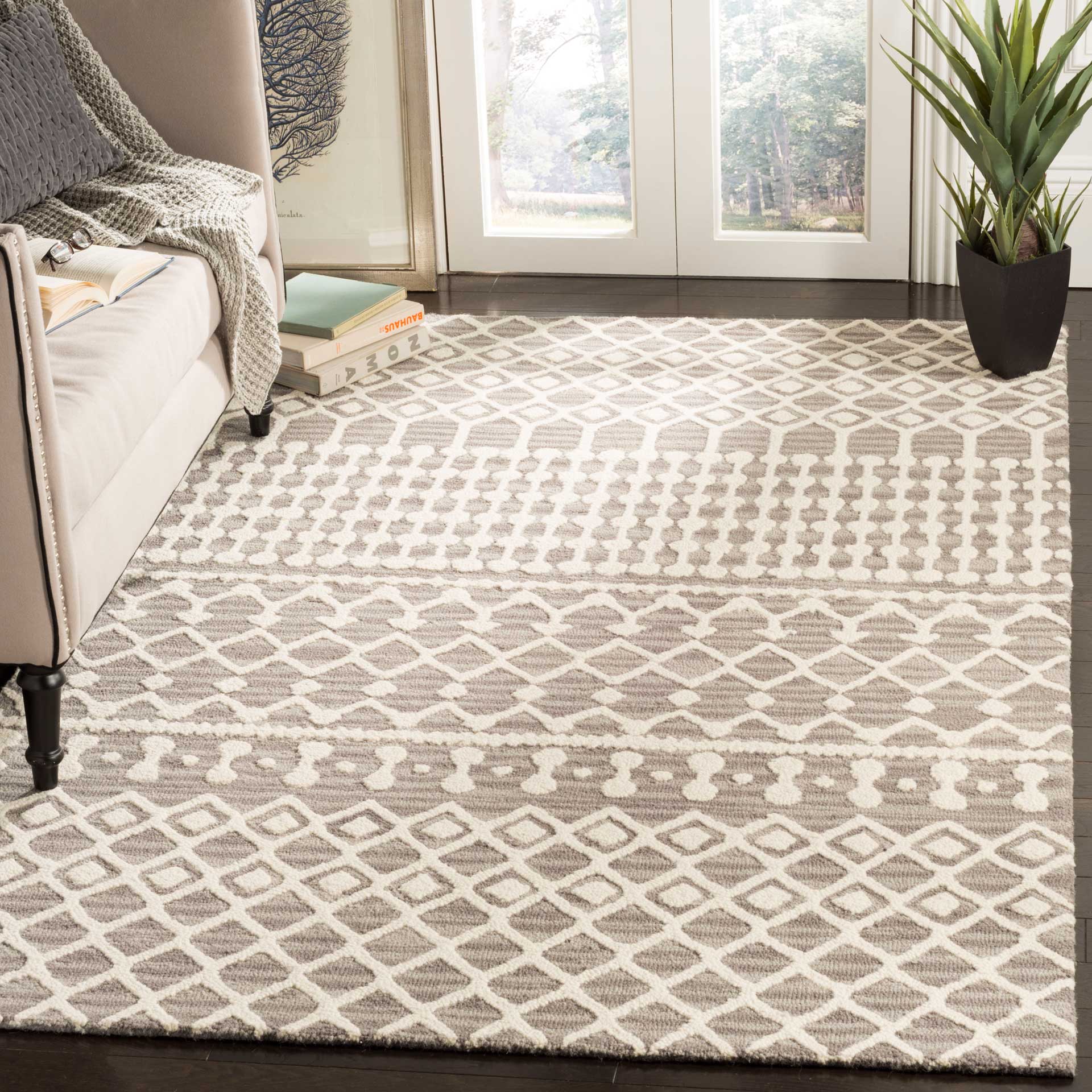 Blossom Dark Gray/Ivory Area Rug - Image 6