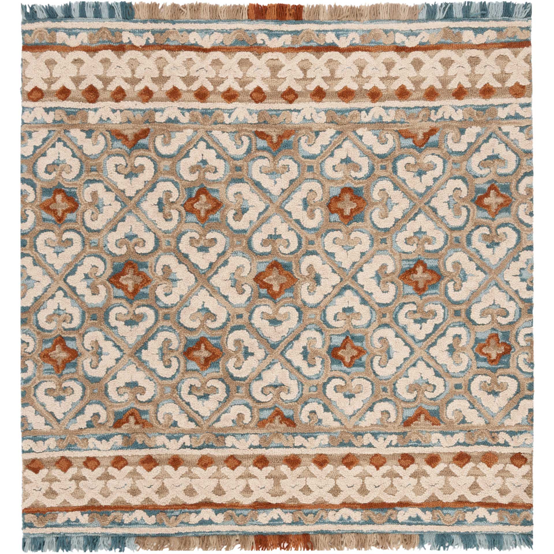 Blossom Ivory/Blue Area Rug - Image 2
