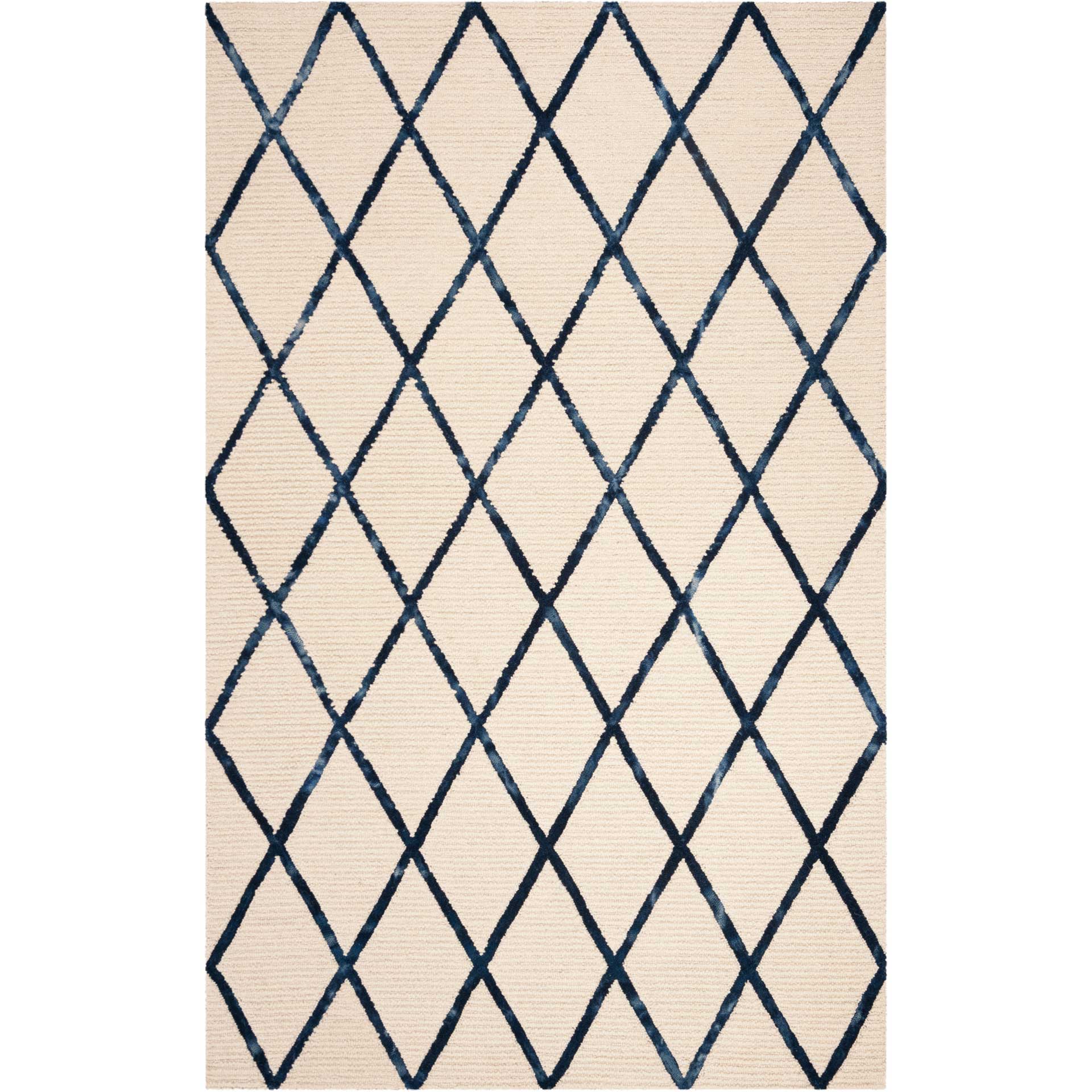 Blossom Ivory/Navy Area Rug - Image 3