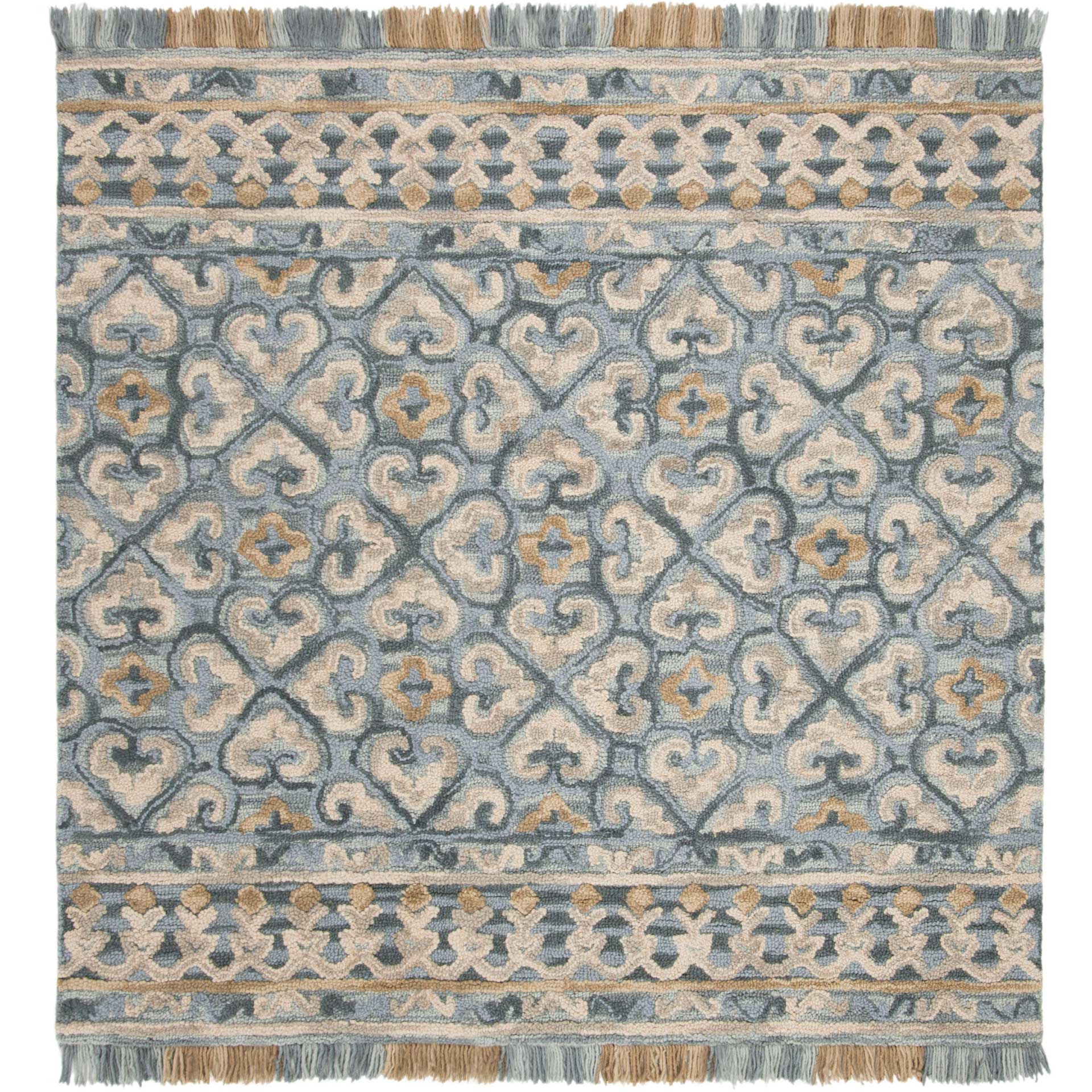 Blossom Light Beige/Blue Area Rug - Image 2