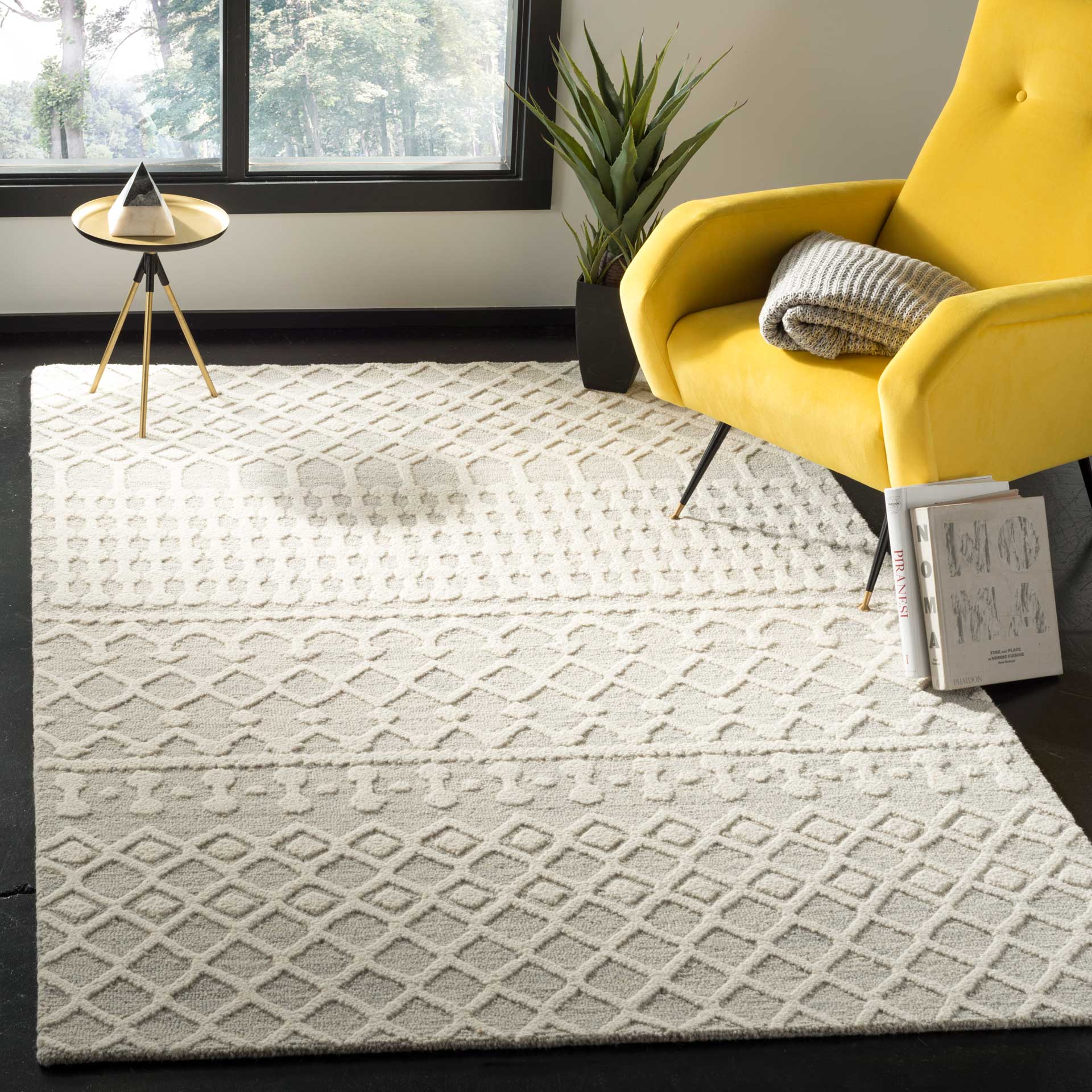 Blossom Silver/Ivory Area Rug - Image 6