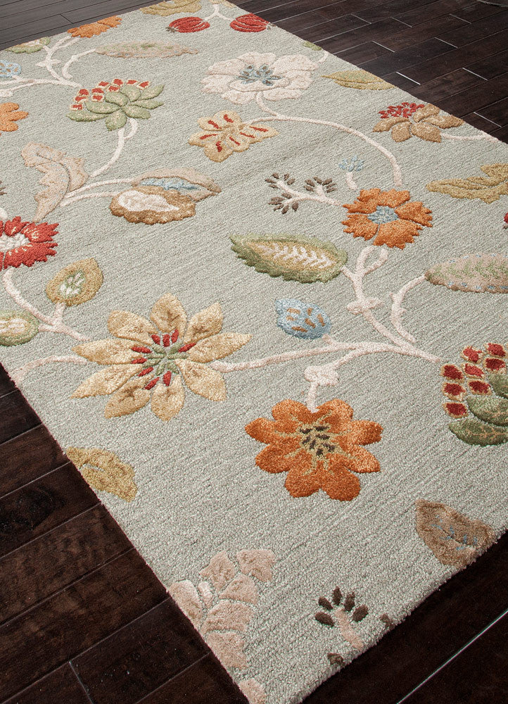 Blue Garden Party Sea Blue Area Rug - Image 2