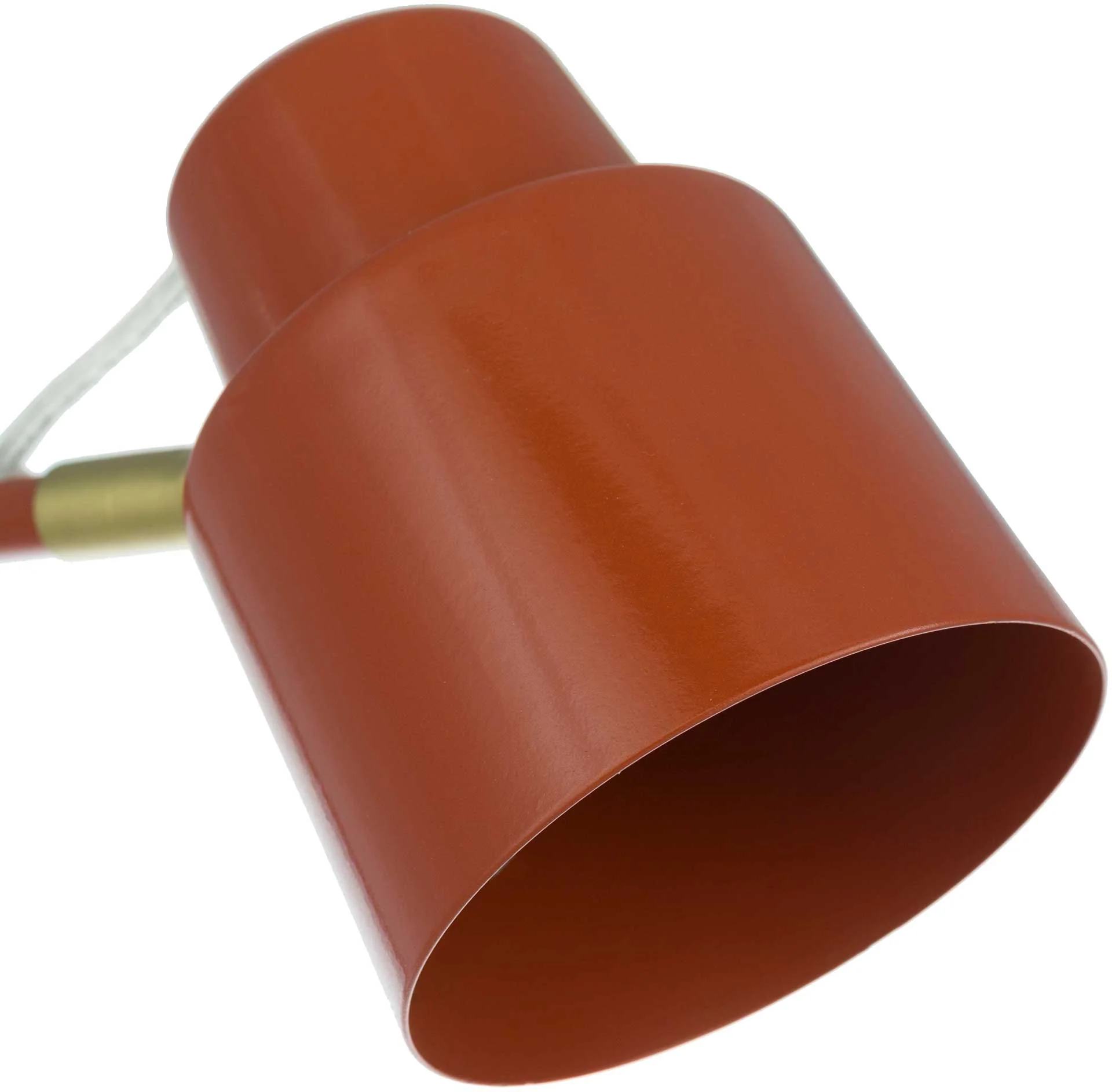 Blythe Table Lamp Burnt Orange/Orange/Brass - Image 3