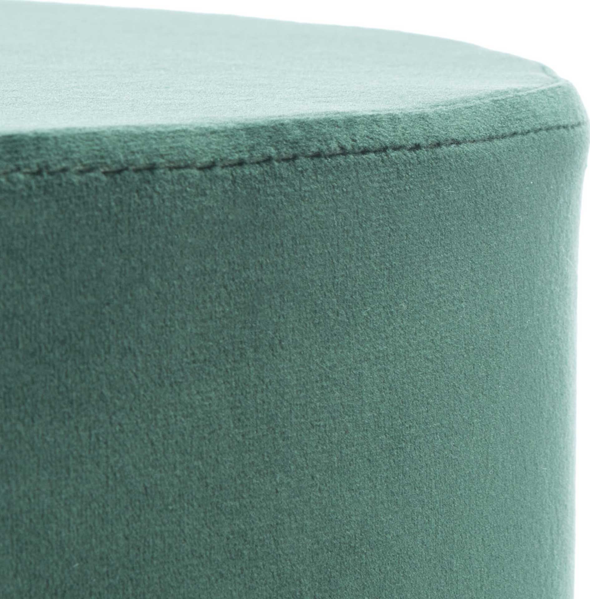 Boase Round Bar Stool Malachite Green/Black - Image 3
