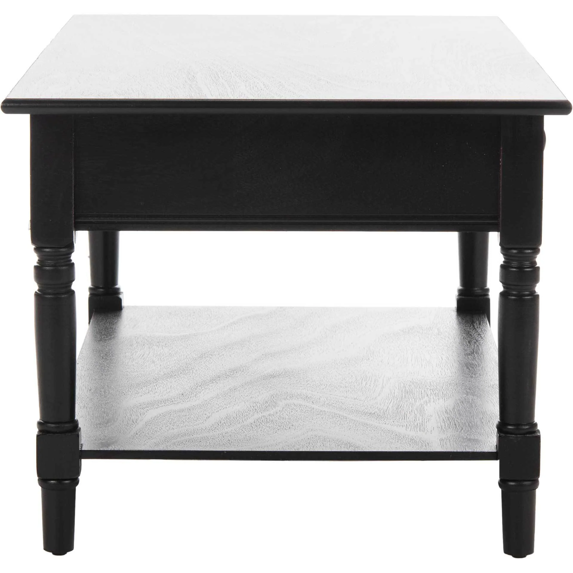 Bobby 2 Drawer Coffee Table Distressed Black - Image 3
