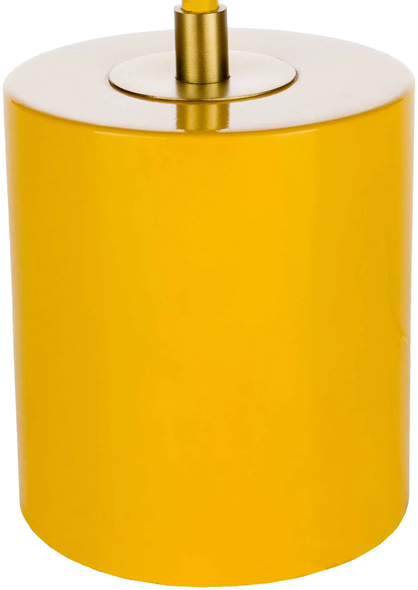 Bobby Table Lamp Bright Yellow/Yellow/Brass - Image 4