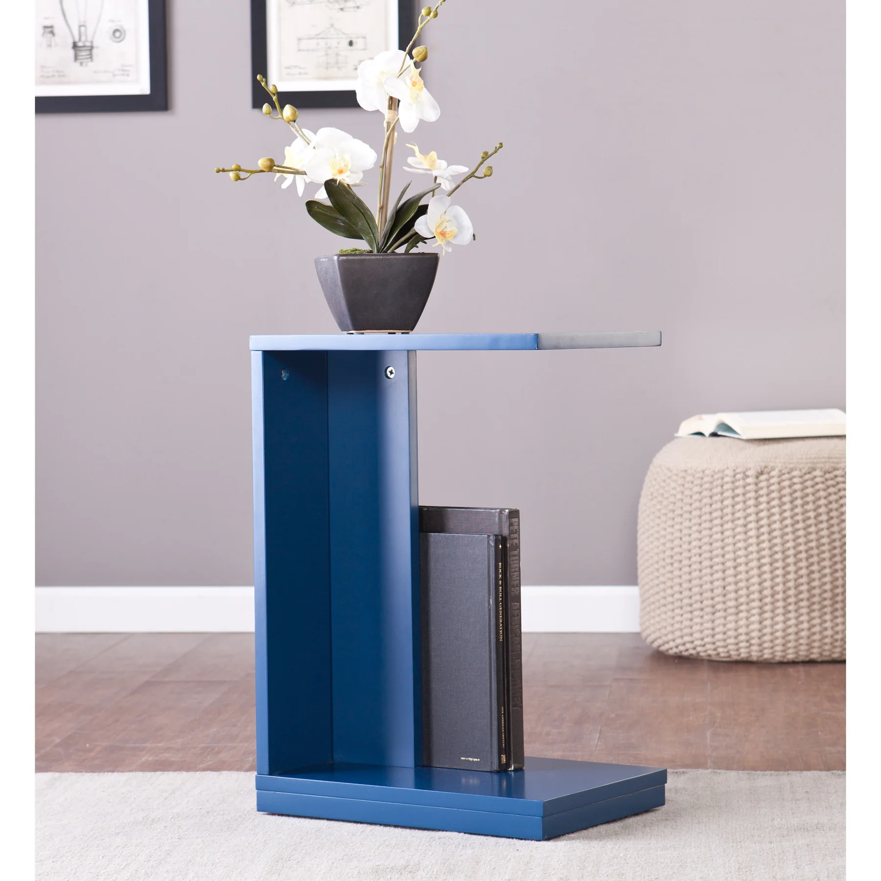 Bocks End Table Navy - Image 2