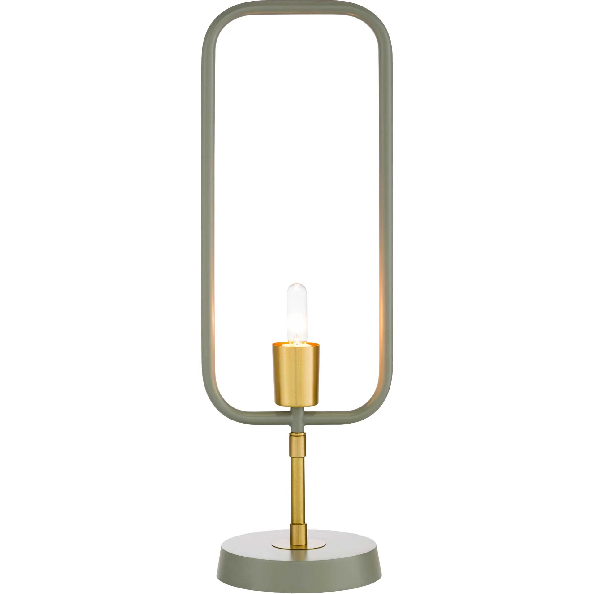 Bodhi Table Lamp Medium Gray/Brass/Gray - Image 2