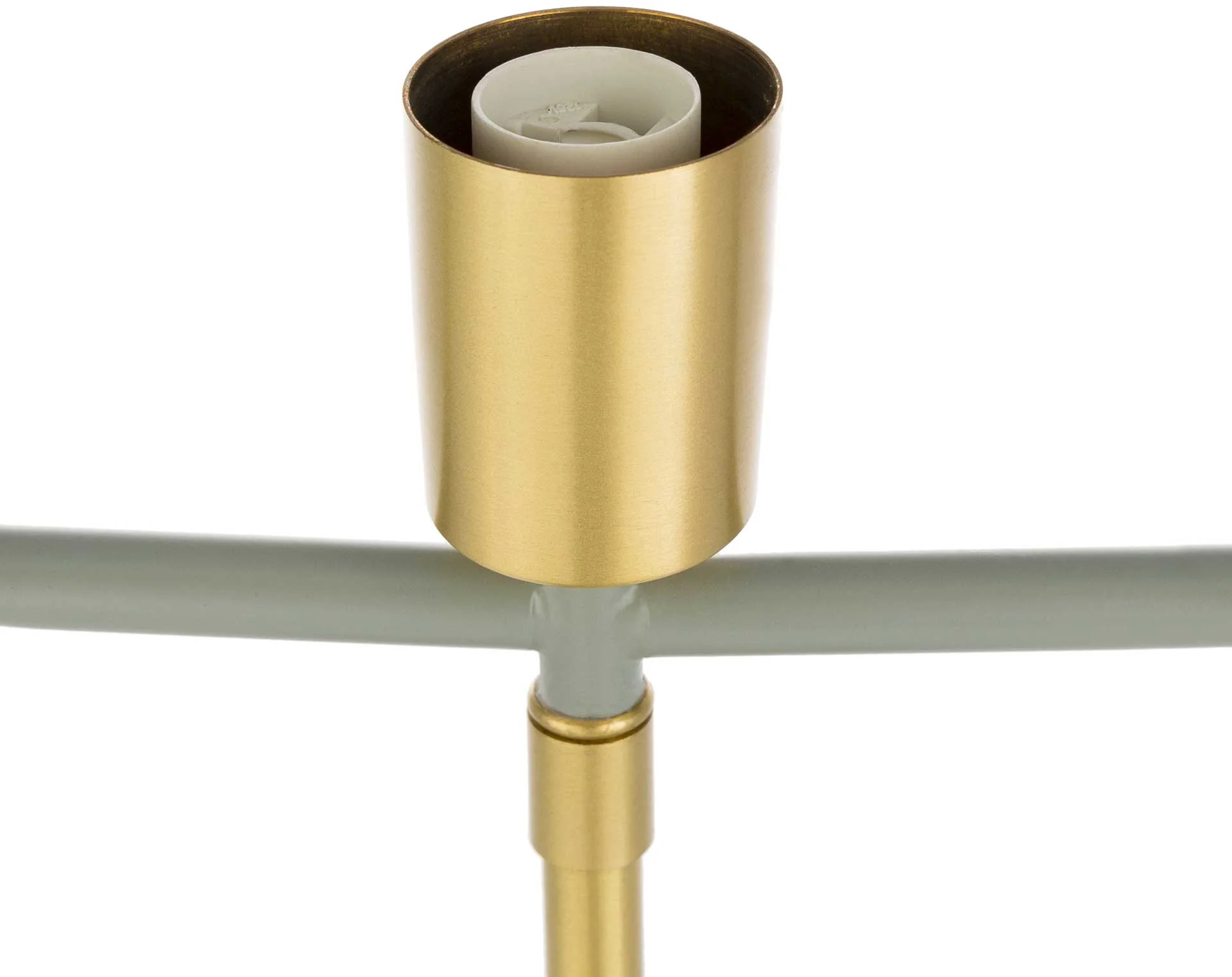 Bodhi Table Lamp Medium Gray/Gray/Brass - Image 3