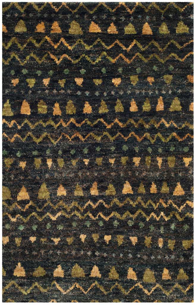 Bohemian Black/Gold Area Rug - Image 3