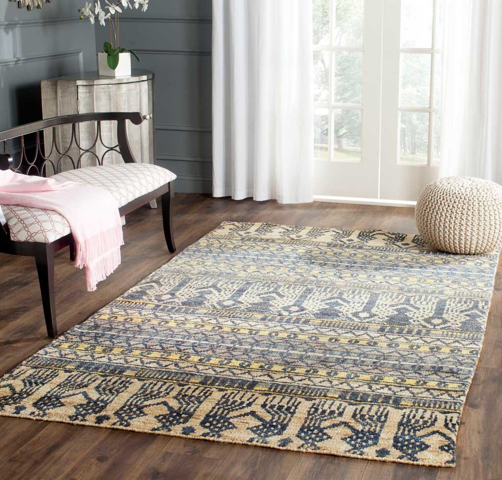 Bohemian Blue Area Rug - Image 4