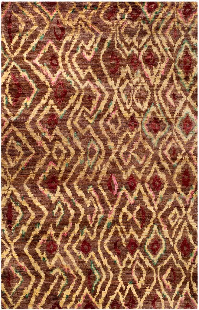 Bohemian Brown/Gold Area Rug - Image 2
