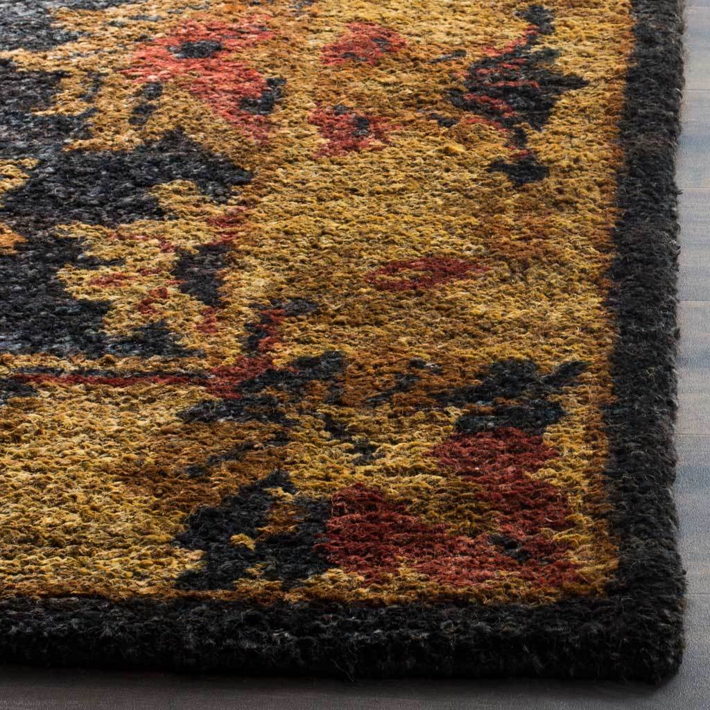 Bohemian Charcoal/Gold Area Rug - Image 2