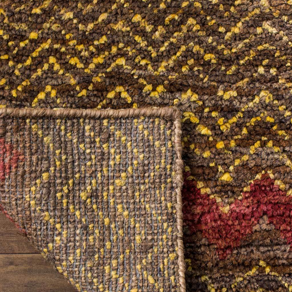 Bohemian Chevron Brown/Gold Area Rug - Image 4