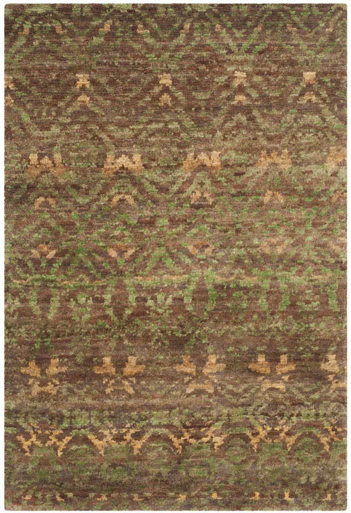 Bohemian Green/Brown Area Rug - Image 2