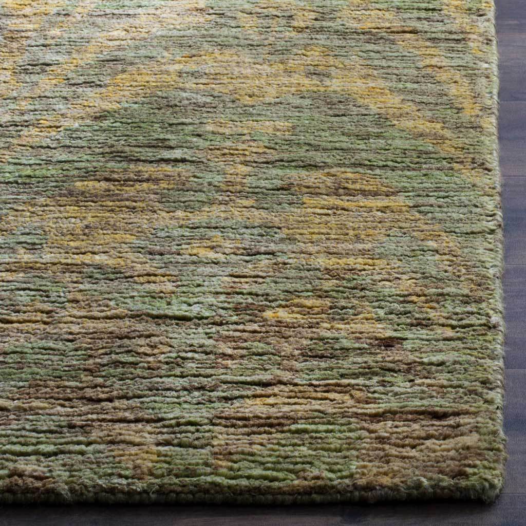 Bohemian Green/Gold Area Rug - Image 2