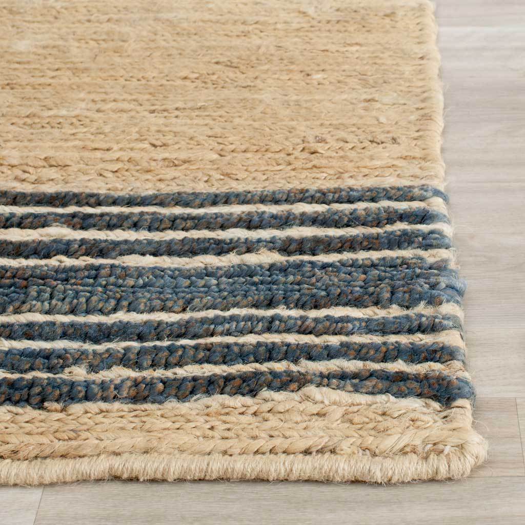 Bohemian Natural/Blue Area Rug - Image 3