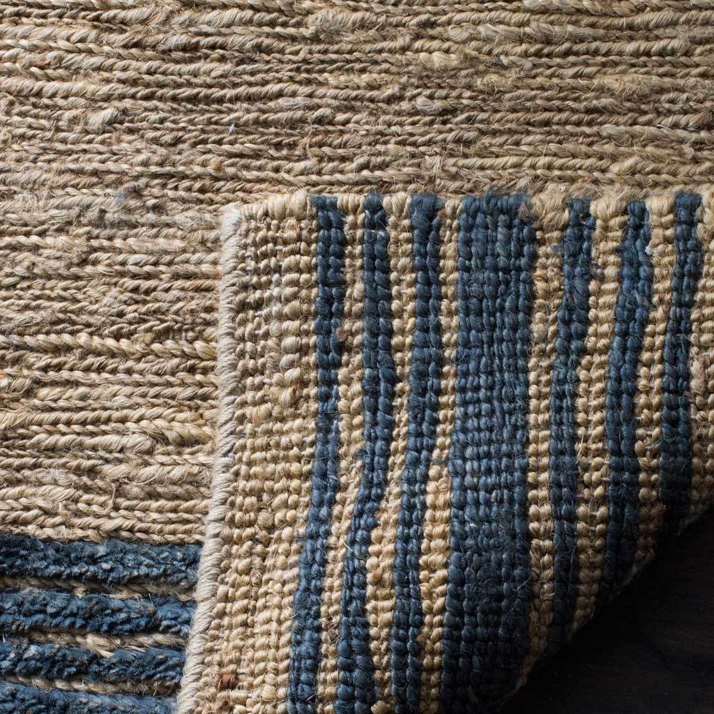 Bohemian Natural/Blue Area Rug - Image 4