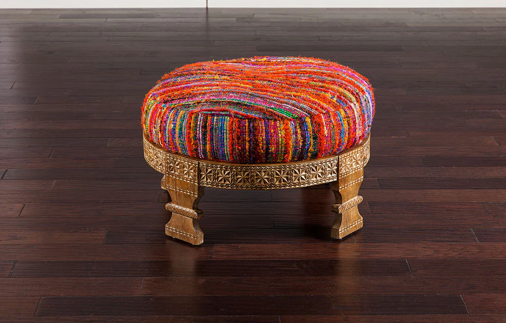 Bohemian Ottoman Red - Image 2