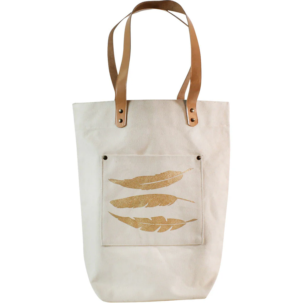 Bohemian Tote Feathers - Image 4