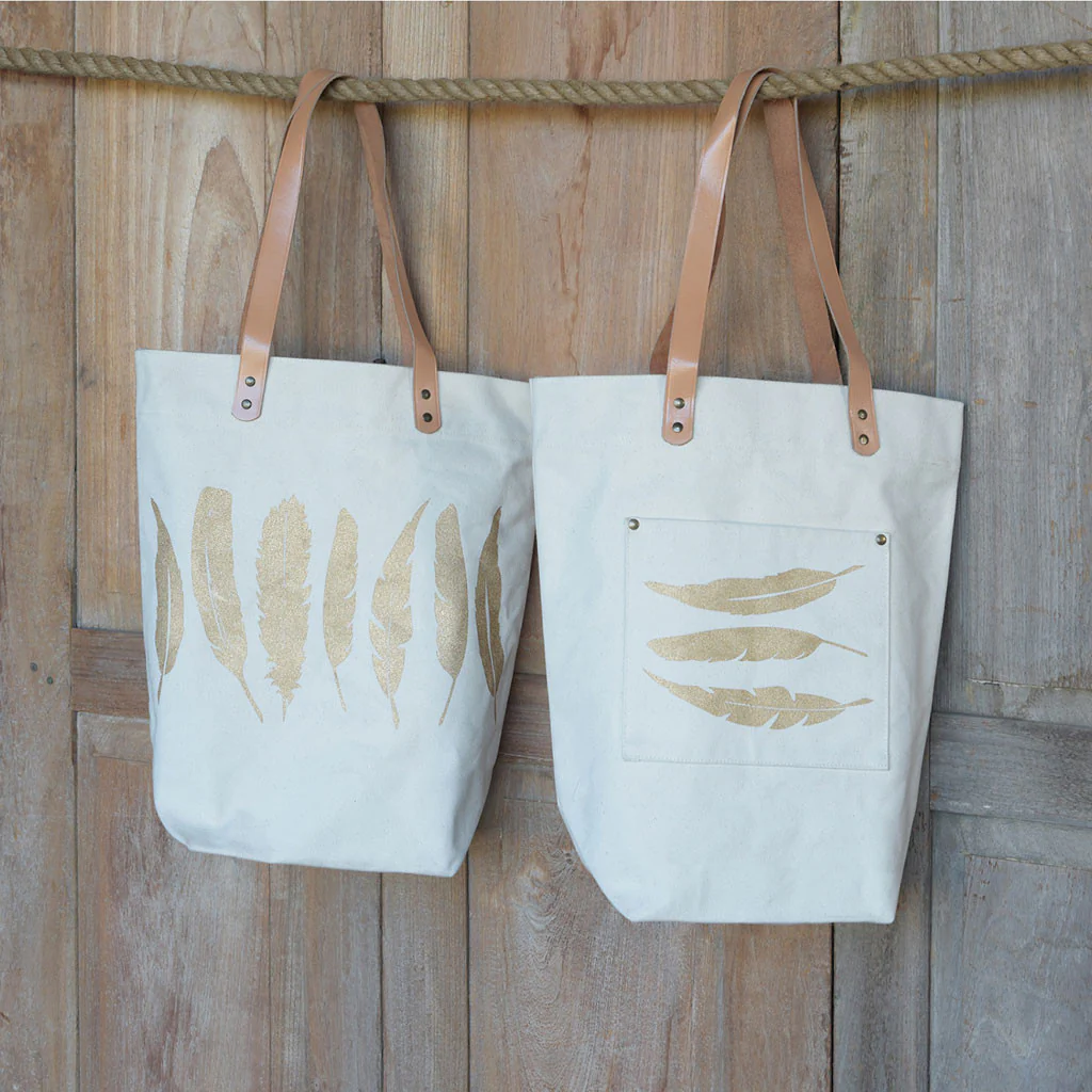 Bohemian Tote Feathers - Image 5
