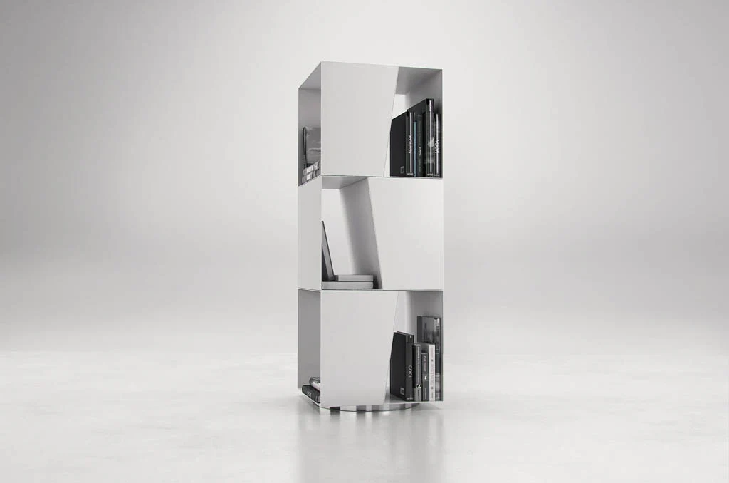 Bond Bookcase White Powdercoat - Image 2