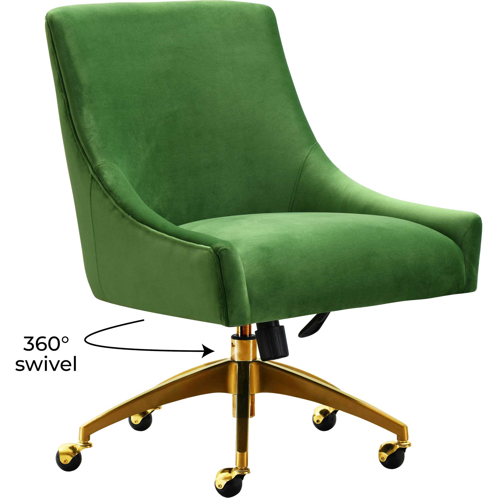 Bordeaux Office Swivel Chair Green - Image 5
