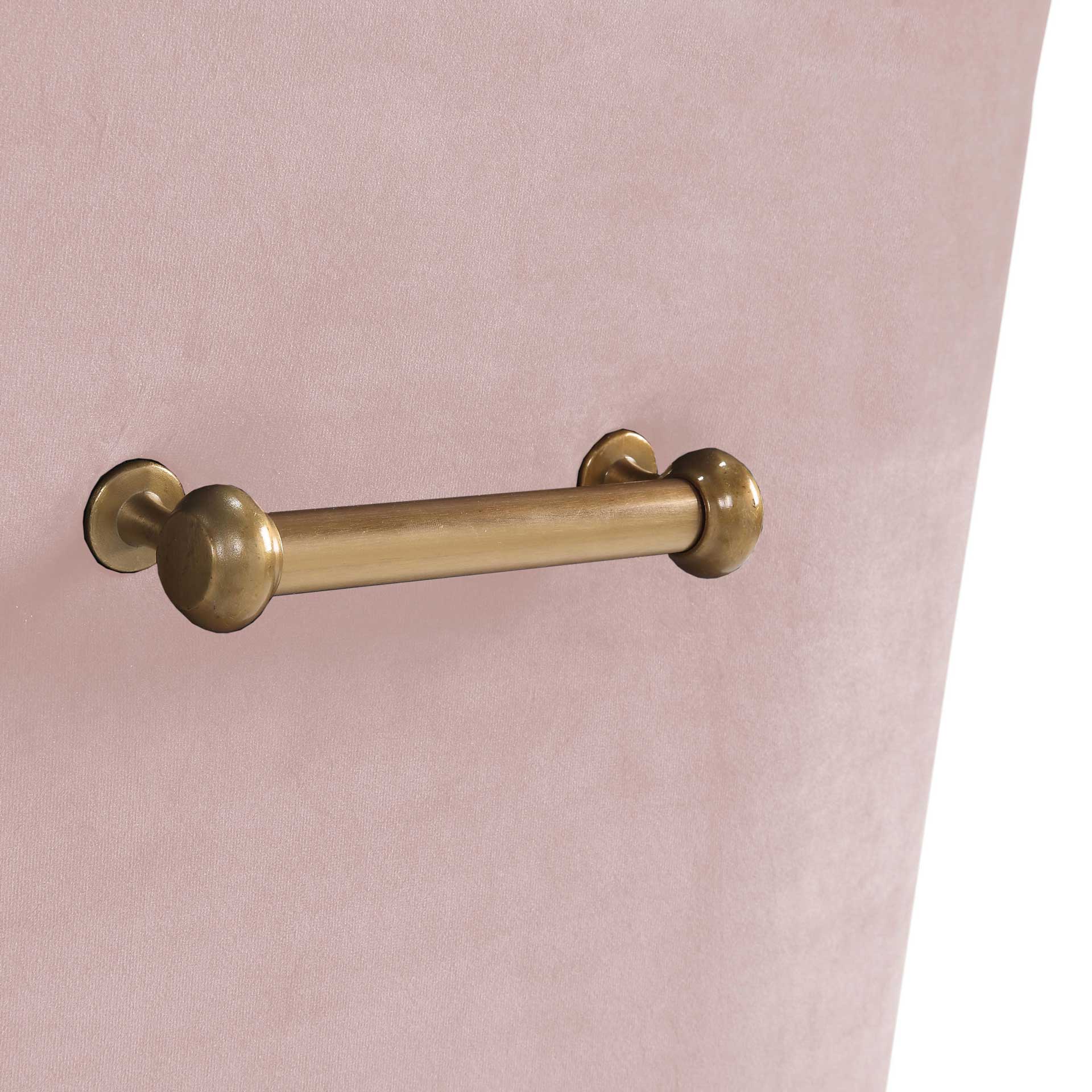 Bordeaux Velvet Side Chair Blush - Image 5