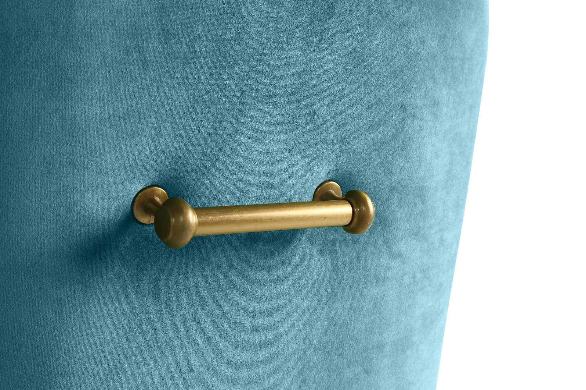 Bordeaux Velvet Side Chair Sea Blue - Image 5