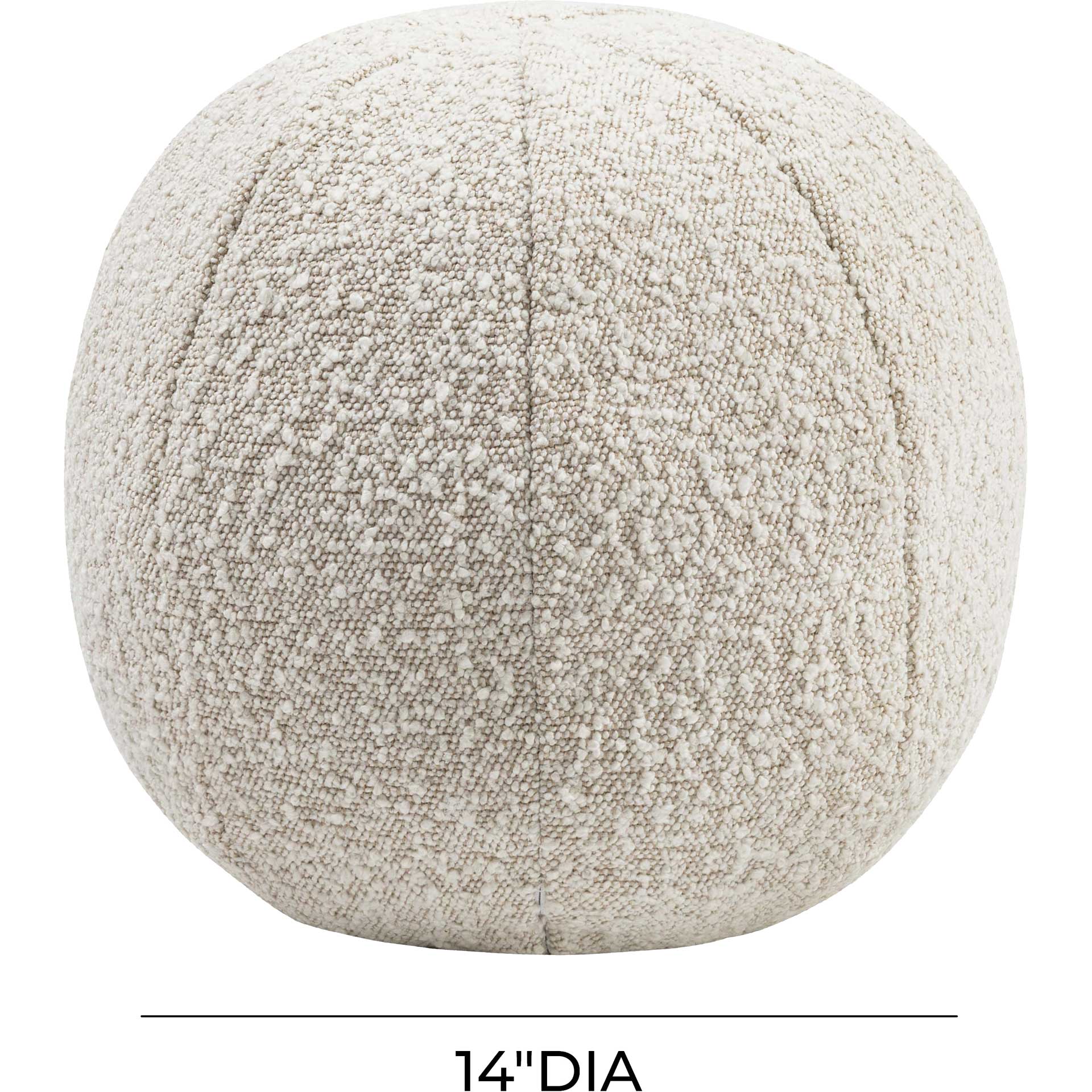 Boris Boucle Pillow Beige - Image 3