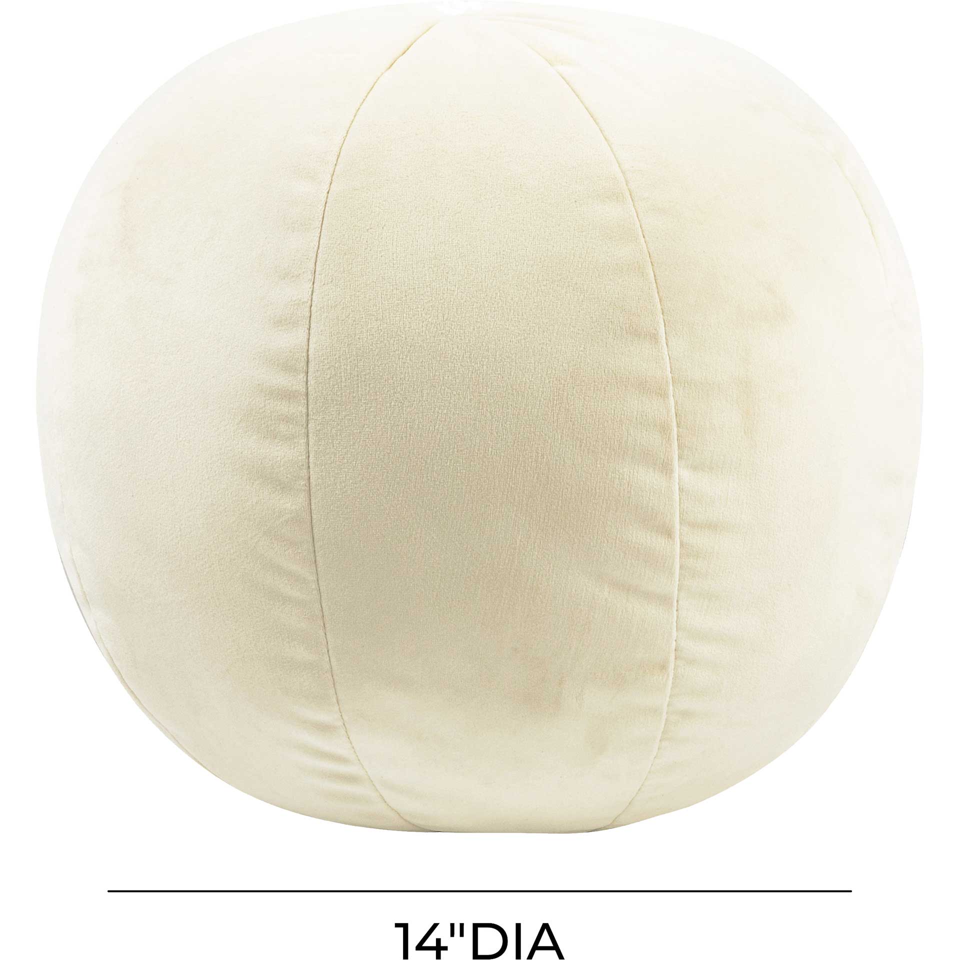 Boris Velvet Pillow Cream - Image 3
