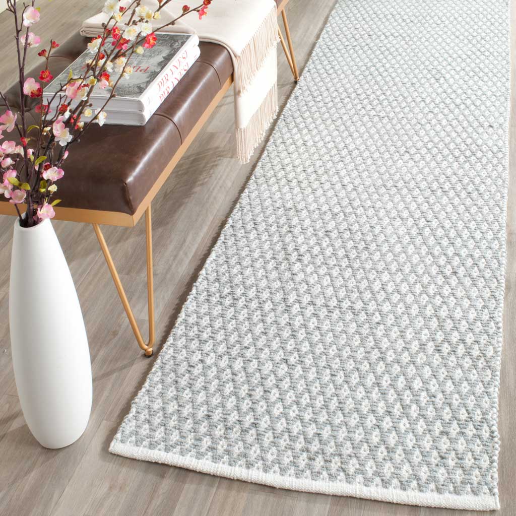 Boston Americana Gray Runner Rug - Image 3