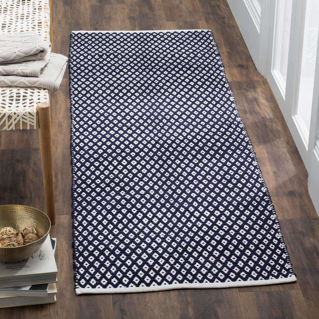 Boston Americana Navy Runner Rug - Image 2