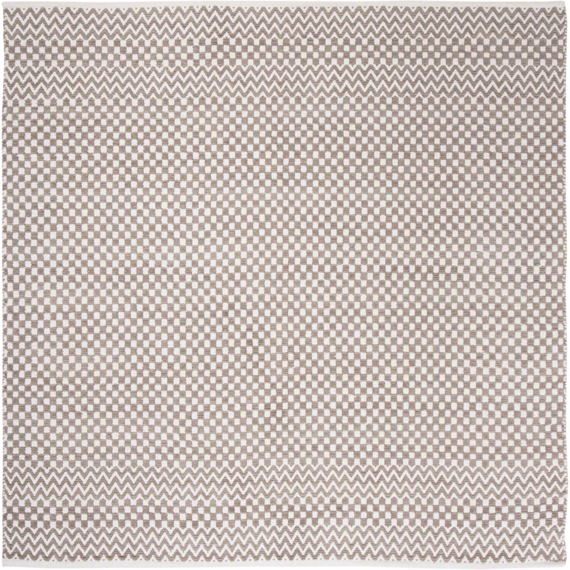 Boston Checker Taupe Area Rug - Image 2